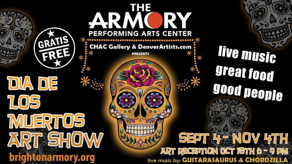 Art Show - Dia De Los Muertos at the Brighton Armory - September 2014