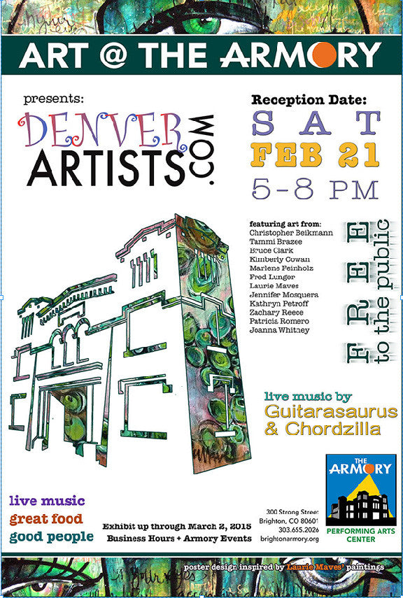 Art Show - Art at The Armory - Brighton Colorado Art Show - Feb 21st 2015