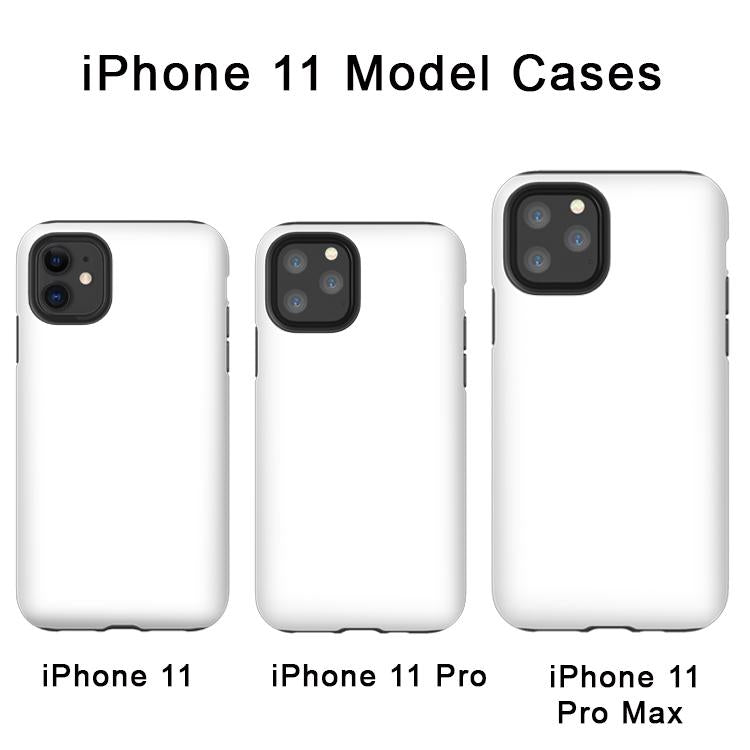 Deco Red - iPhone 11 / 11 Pro / 11 Pro Max Tough Case - Dual Layer Protection for Apple iPhone XI - Black and White Art Deco Pattern Art Case - iPhone 11 Tough Case - Fusion Idol Arts - New Mexico Artist Christopher Beikmann