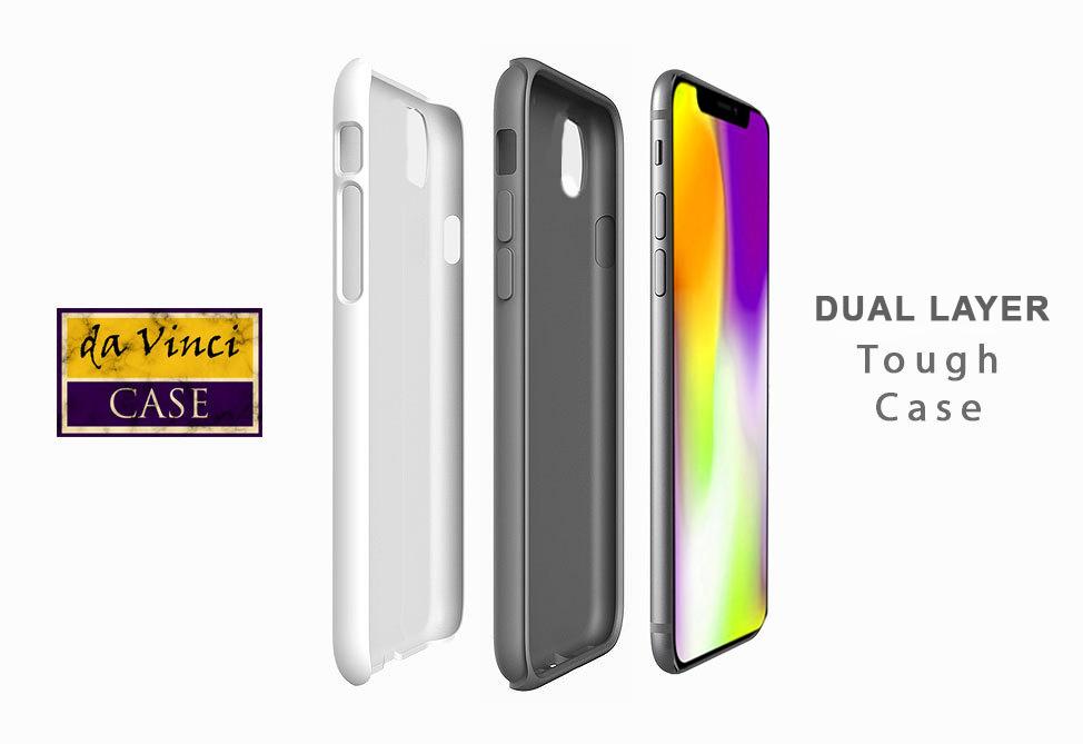 Good Fortune Graffiti - iPhone 12 / 12 Pro / 12 Pro Max / 12 Mini Tough Case - Dual Layer Protection for Apple iPhone XI - Colorful Chinese Good Fortune Case - iPhone 12 Tough Case - Fusion Idol Arts - New Mexico Artist Christopher Beikmann