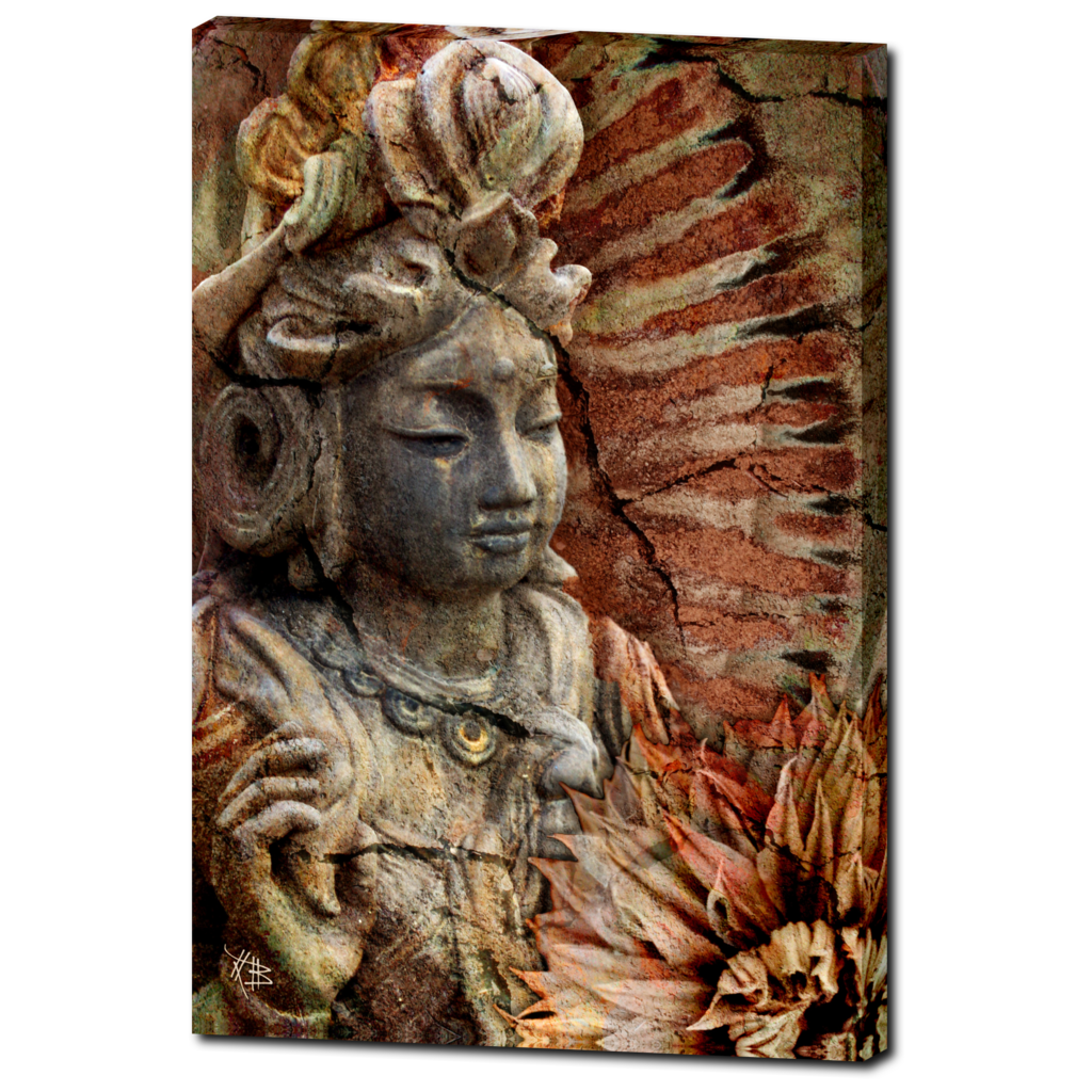 Kwan Yin Goddess Art Canvas - Art of Memory - Premium Canvas Gallery Wrap - Fusion Idol Arts - New Mexico Artist Christopher Beikmann