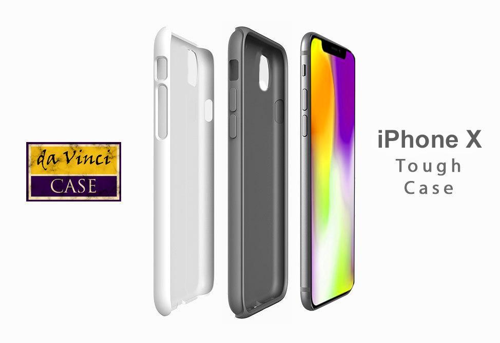 Good Fortune Graffiti - iPhone X / XS / XS Max / XR Tough Case - Colorful Dual Layer Protection for Apple iPhone 10 - iPhone X Tough Case - Fusion Idol Arts - New Mexico Artist Christopher Beikmann