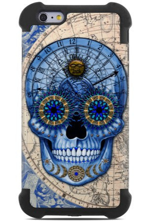 Astrological Sugar Skull - Astrologiskull - iPhone 6 Plus - 6s Plus SUPER BUMPER Case - iPhone 6 6s Plus SUPER BUMPER Case - Fusion Idol Arts - New Mexico Artist Christopher Beikmann