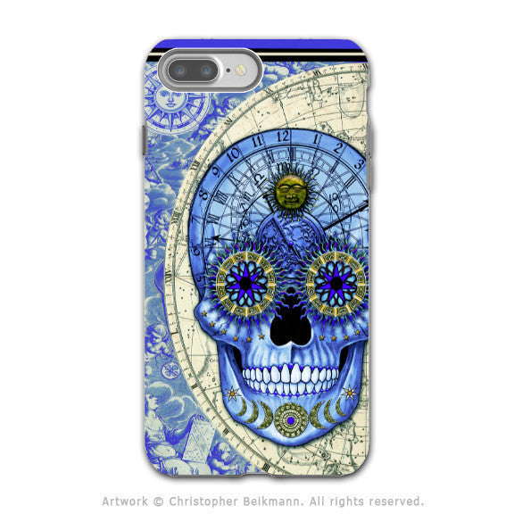 Astrological Steampunk Skull - Artistic iPhone 7 PLUS - 7s PLUS Tough Case - Dual Layer Protection - Astrologiskull - iPhone 7 Plus Tough Case - Fusion Idol Arts - New Mexico Artist Christopher Beikmann