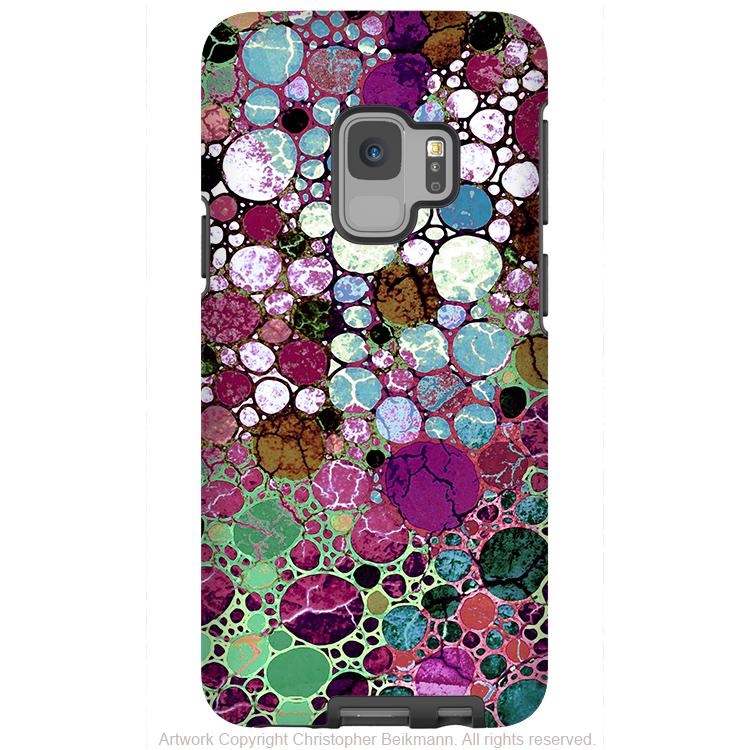 Berry Bubbles - Galaxy S9 / S9 Plus / Note 9 Tough Case - Dual Layer Protection for Samsung S9 - Premium Art Case - Galaxy S9 / S9+ / Note 9 - Fusion Idol Arts - New Mexico Artist Christopher Beikmann