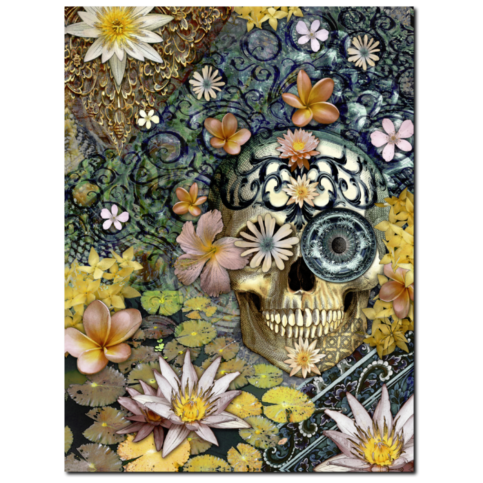 Skull Sunflower - Diamond Paintings 