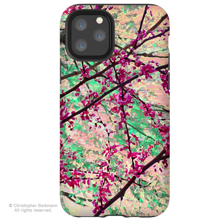 Eternal Spring - iPhone 11 / 11 Pro / 11 Pro Max Tough Case - Dual Layer Protection for Apple iPhone XI - Floral Art Case - iPhone 11 Tough Case - Fusion Idol Arts - New Mexico Artist Christopher Beikmann