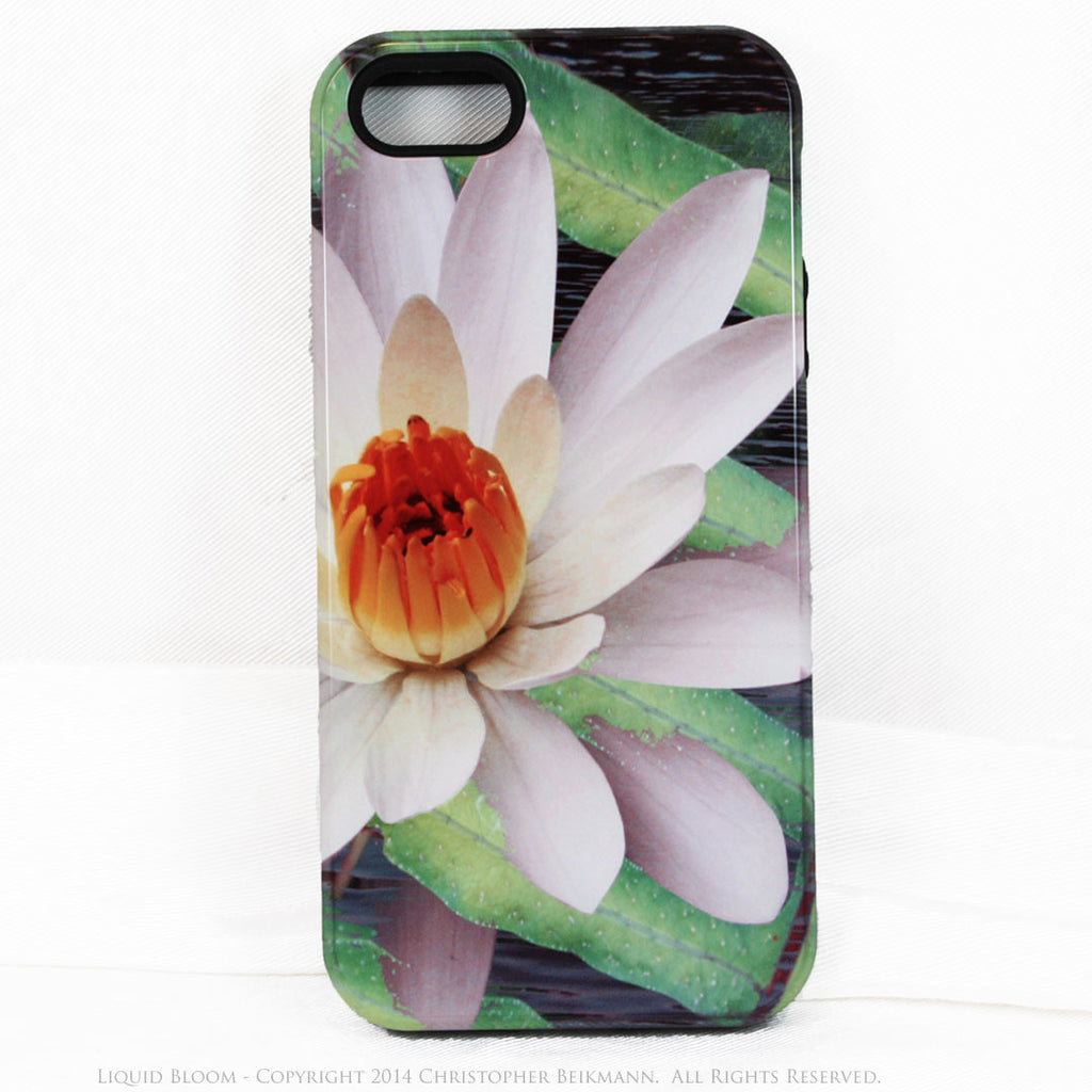 Artistic iPhone 5s SE TOUGH Case - Liquid Bloom - Lotus Flower Art -  Artisan Case for iPhone 5s SE - iPhone 5 5s TOUGH Case - Fusion Idol Arts - New Mexico Artist Christopher Beikmann