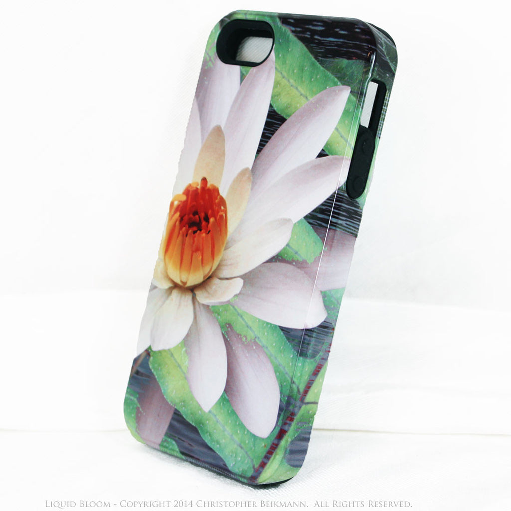 Artistic iPhone 5s SE TOUGH Case - Liquid Bloom - Lotus Flower Art -  Artisan Case for iPhone 5s SE - iPhone 5 5s TOUGH Case - Fusion Idol Arts - New Mexico Artist Christopher Beikmann