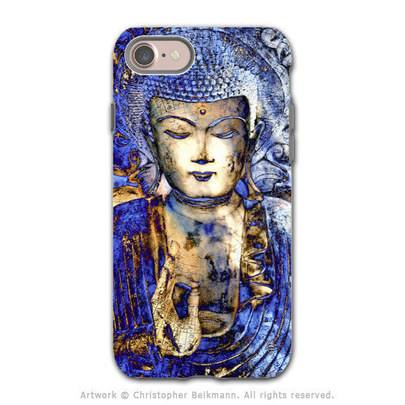 Blue Buddha Art - Artistic iPhone 8 Tough Case - Dual Layer Protection - Inner Guidance - iPhone 8 Tough Case - Fusion Idol Arts - New Mexico Artist Christopher Beikmann