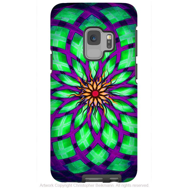 Kalotuscope - Galaxy S9 / S9 Plus / Note 9 Tough Case - Dual Layer Protection for Samsung S9 - Premium Art Case - Galaxy S9 / S9+ / Note 9 - Fusion Idol Arts - New Mexico Artist Christopher Beikmann