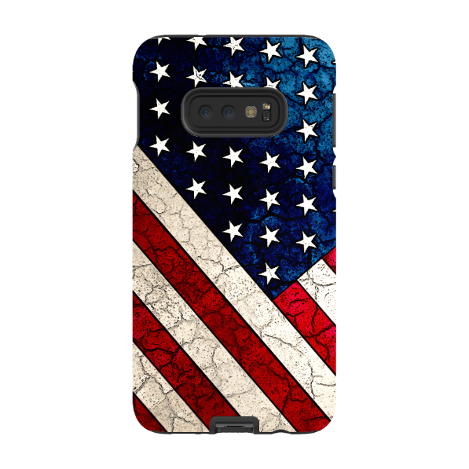 Stars and Stripes - Galaxy S10 / S10 Plus / S10E Tough Case - Dual Layer Protection for Samsung S10 - U.S.A - American Flag Case - Galaxy S10 / S10+ / S10E - Fusion Idol Arts - New Mexico Artist Christopher Beikmann