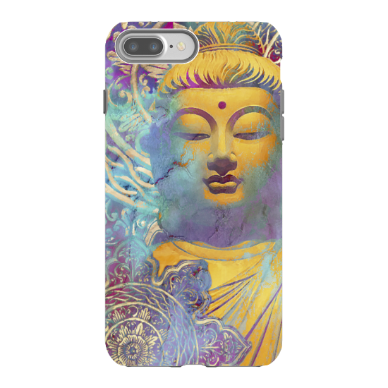 Colorful pastel Buddha art - Artistic iPhone 7 Plus - 7s Plus Tough Case - Dual Layer Protection - Light of Truth - iPhone 7 Plus Tough Case - Fusion Idol Arts - New Mexico Artist Christopher Beikmann